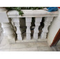 Guangxi  white marble balustrade, marble baluster railings , balustrades handrails